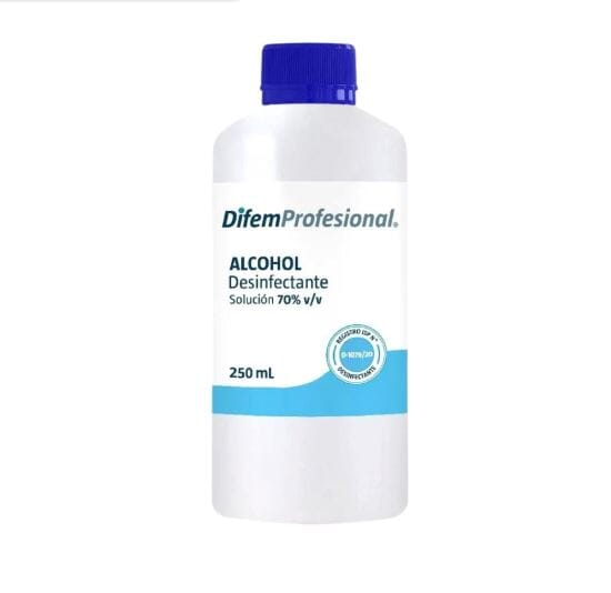 Alcohol 70º Desinfectante x 250 mL Farmex-Fonasa-Persistente